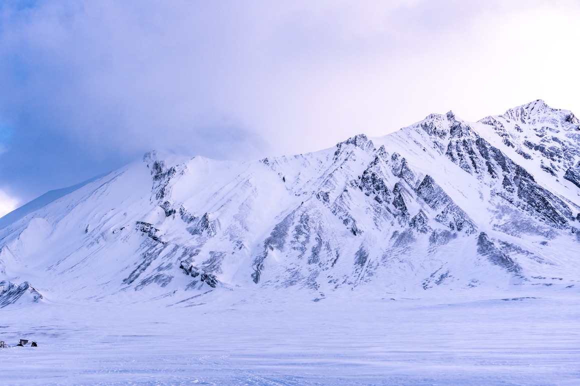 base camp for the scientists in the arctic circle