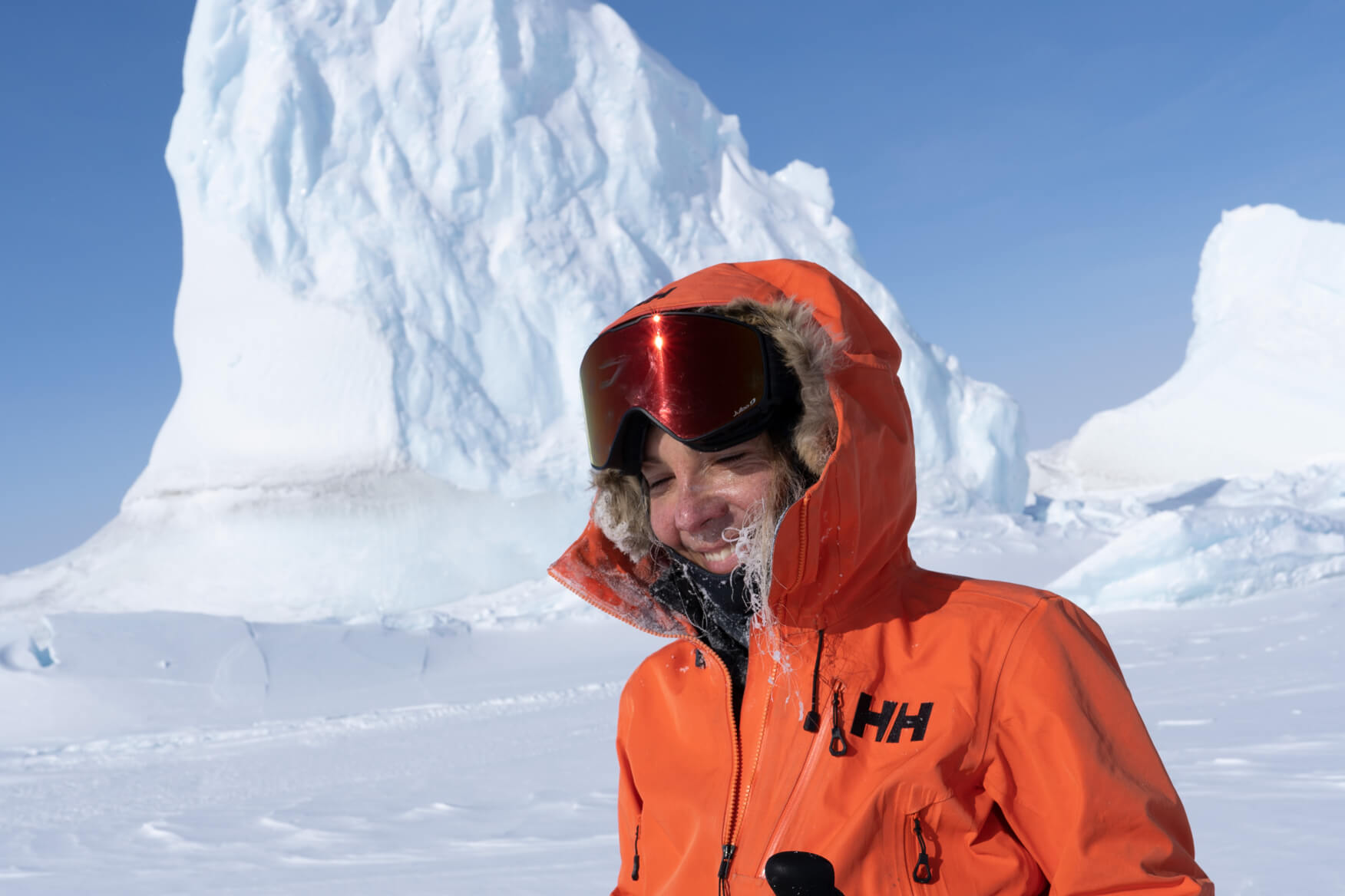 caroline in the snow