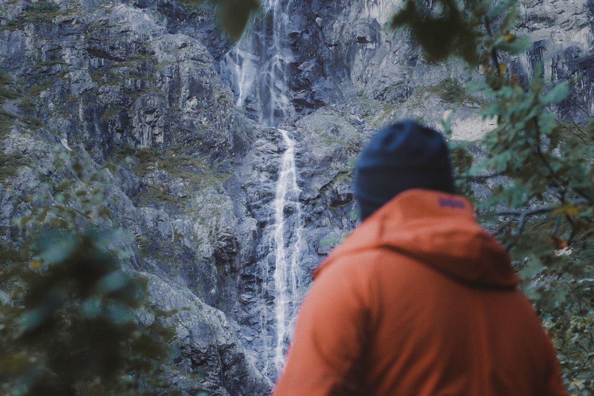 person hiking