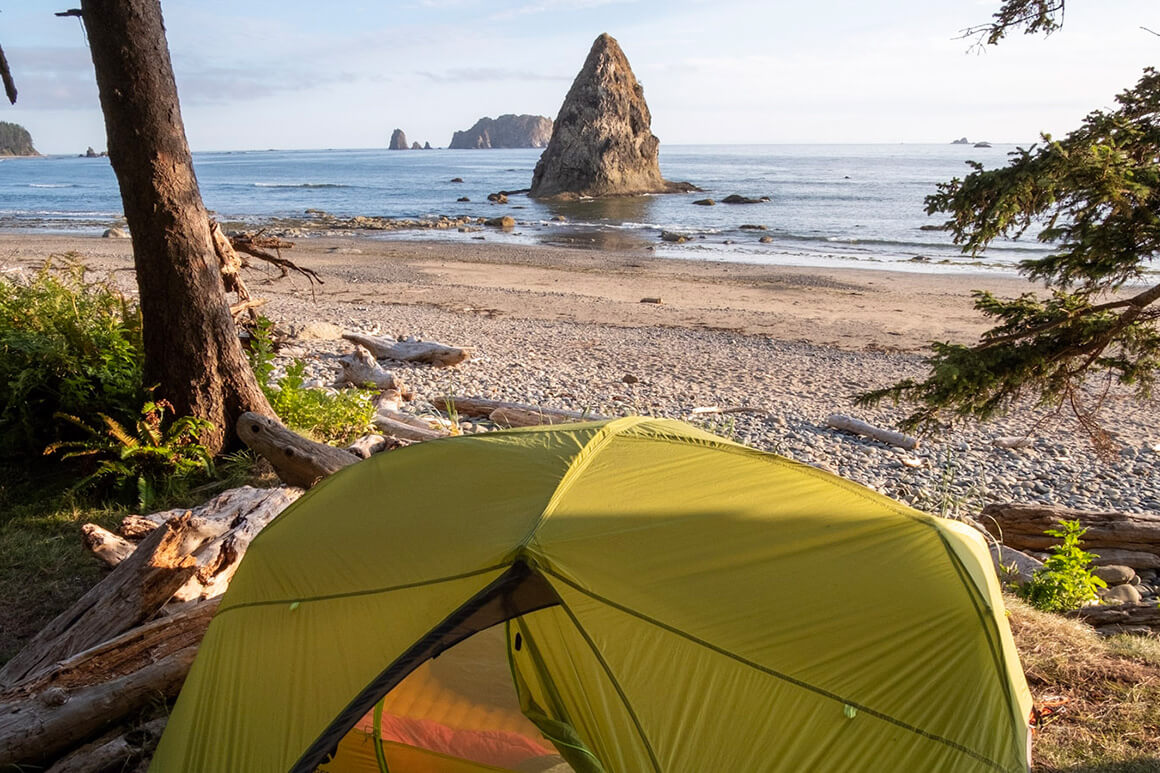 tent on a beach