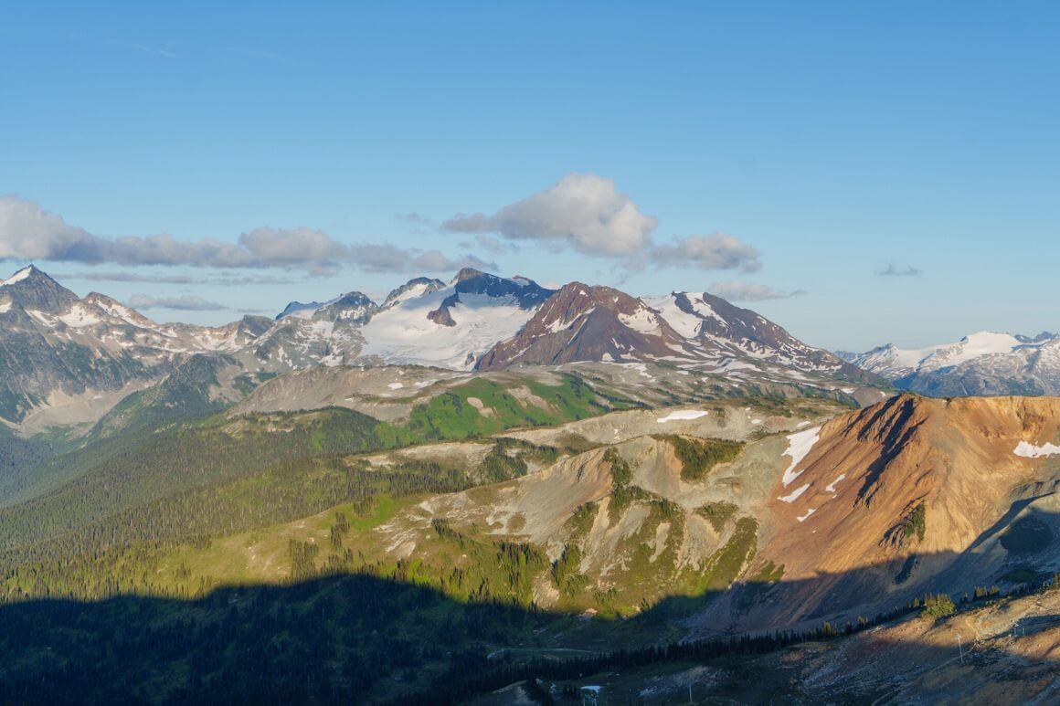 view of the mountains 