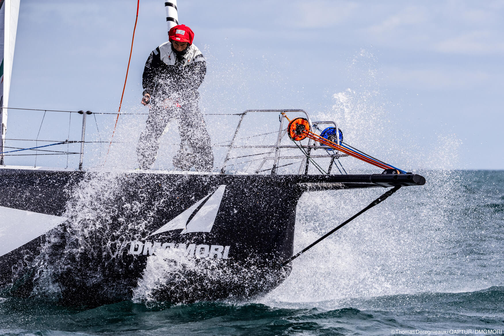 sailor in helly hansen gear racing the vendee globe