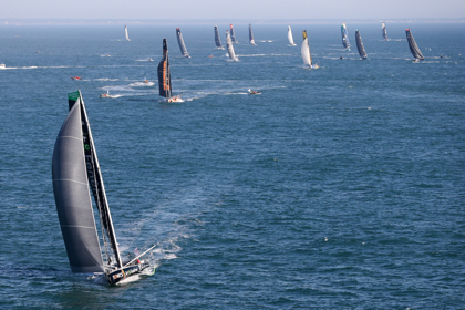 boat on the water sailing vendee globe