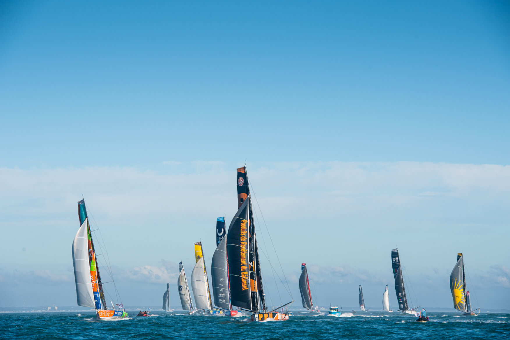 boats sailing the vendee globe