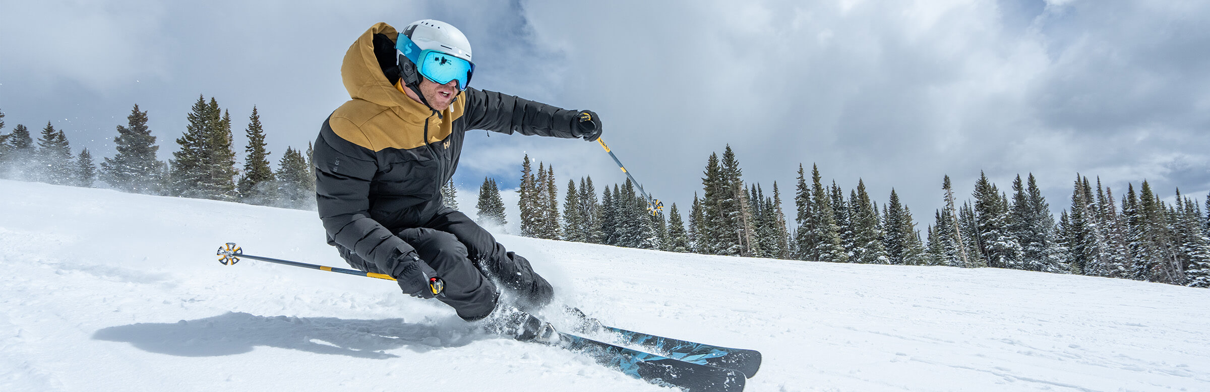 skier on a slope