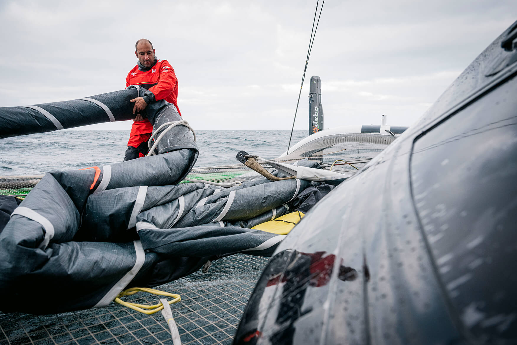 sailor working on deck