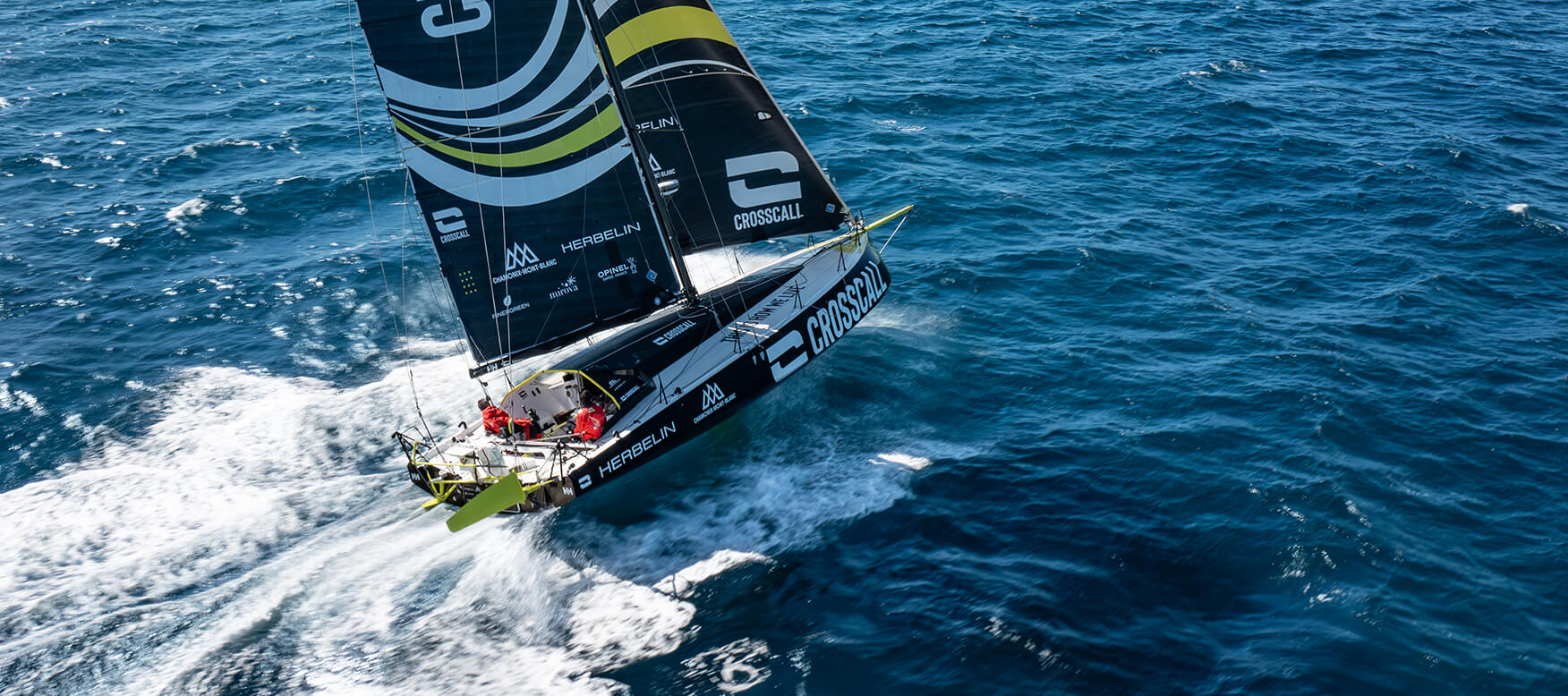 sailboat sailing offshore