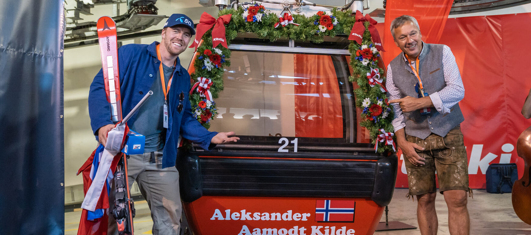 Kilde gets his gondola in Kitzbuhel
