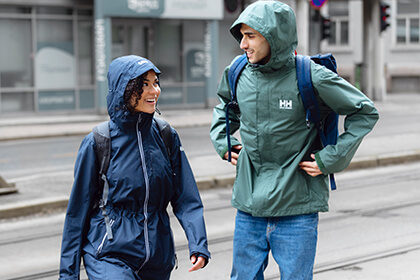Man and woman in the city
