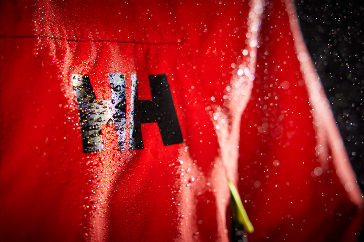 Sailing jacket close-up