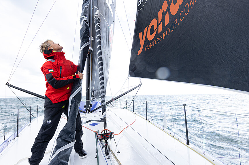 person on sailboat 