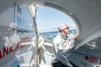 sailor looking out at sea