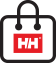 icon of a bag with the helly hansen logo on it